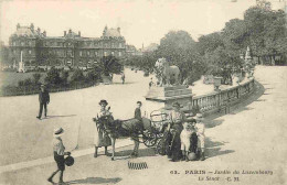 75 - Paris - Jardin Du Luxembourg - Le Sénat - Animée - Anes  - Enfants - CPA - Voir Scans Recto-Verso - Parks, Gardens