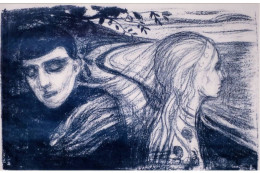 Art - Peinture - Edvard Munch - Séparation - CPM - Carte Neuve - Voir Scans Recto-Verso - Peintures & Tableaux