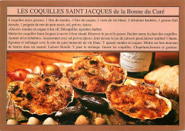 Recettes De Cuisine - Coquilles Saint Jacques De La Bonne Du Curé - Carte Neuve - Gastronomie - CPM - Voir Scans Recto-V - Recipes (cooking)