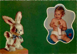 Jouets - Peluches - Lapin - Enfants - Bébé - Biberon - CPM - Voir Scans Recto-Verso - Jeux Et Jouets