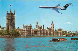 Aviation - Avions - Londres - London - House Of Parliament - Compagnie BOAC - Carte Neuve - CPM - Voir Scans Recto-Verso - 1946-....: Moderne