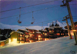 73 - Valmorel - Le Hameau De Planchamp - Vue De Nuit - CPM - Voir Scans Recto-Verso - Valmorel