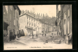 CPA Port-Ste-Marie, Place De La Mairie  - Sonstige & Ohne Zuordnung