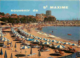 83 - Sainte Maxime - La Plage Et Le Port - CPM - Voir Scans Recto-Verso - Sainte-Maxime