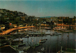 Grèce - Le Pirée - Pireás - Le Tourcolimano Illuminé - Vue De Nuit - Bateaux - Carte Neuve - CPM - Voir Scans Recto-Vers - Grèce