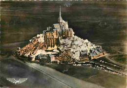 50 - Le Mont Saint Michel - Vue Générale Aérienne - Flamme Postale - CPM - Voir Scans Recto-Verso - Le Mont Saint Michel