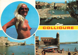 Nu Curiosa * Naturiste Naturisme * Collioure * Femme Seins Nus Nude Nue érotique érotisme - Collioure