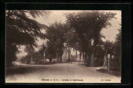 CPA Cancon, Avenue De Castillonnès  - Sonstige & Ohne Zuordnung