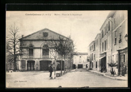 CPA Casteljaloux, Mairie & Place De La République  - Casteljaloux