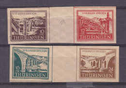 Allemagne - Thuringe - Interpanneau Horizontal - Papier Yy - Spergummierung - Valeur 500,00 Euros - Unused Stamps