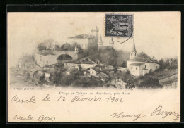 CPA Montégut, Près Auch, Village Et Chateau  - Auch