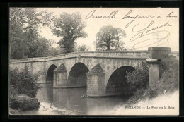 CPA Mirande, Le Pont Sur La Baise  - Mirande