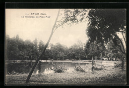 CPA Eauze, La Promenade Du Fossé-Neuf  - Other & Unclassified