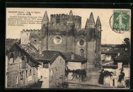 CPA Simorre, Vue De L`Eglise  - Autres & Non Classés