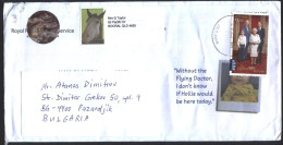 Mailed Cover With Stamps Queen Elizabeth II 2021 From Australia - Covers & Documents