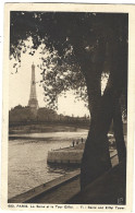 75 Paris - 75007  - La   Seine Et La Tour Eiffel - Arrondissement: 07