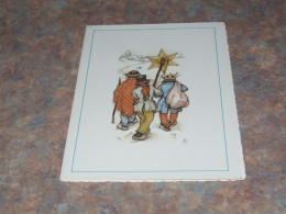 75768-         9,5 X 13 CM. - DOUBLE CARD, ILLUSTRATION  ANTON PIECK - Pieck, Anton