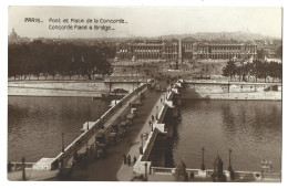 75 Paris - 75007  -  Pont Et Place De La Concorde - Arrondissement: 07