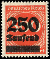 Deutsches Reich, 1923, 296 DD, Postfrisch - Sonstige & Ohne Zuordnung