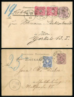 Berlin, 1882, P 12 + 41(2) - Bzw. 42, Brief - Andere & Zonder Classificatie