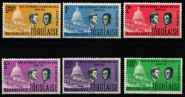 Togo 350-355 Postfrisch Kennedy #KP975 - Sonstige & Ohne Zuordnung