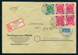 Bundesrepublik Deutschland, 1953, 128,130(4), Brief - Autres & Non Classés