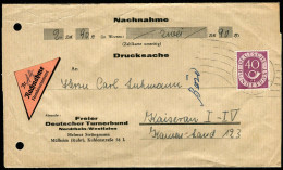 Bundesrepublik Deutschland, 1954, 133 EF, Brief - Altri & Non Classificati