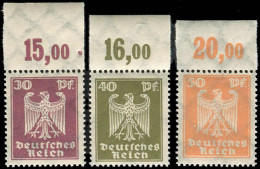 Deutsches Reich, 1924, 355-61 OR, Postfrisch - Sonstige & Ohne Zuordnung