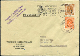 Bundesrepublik Deutschland, 1952, 124 + 126, Brief - Autres & Non Classés