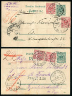 Berlin, 1891, P 24 / P 28 + 47(2), Brief - Altri & Non Classificati