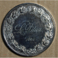 Médaille Argent "1er Prix Peinture Académie D'après Nature"  1865, Attribué à Pétua (15), Lartdesgents.fr - Adel