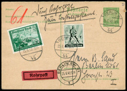 Berliner Postgeschichte, 1940, P 228 I F + 704, 745, Brief - Briefe U. Dokumente