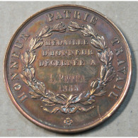 Médaille "Arts Professionnels Besançon Honneur Patrie Travail" 1865, Attribué à Pétua (29), Lartdesgents.fr - Adel