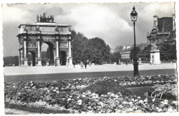 75 Paris - 75008  -  Place Et   L'arc De Triomphe  Du Carrousel - Arrondissement: 08
