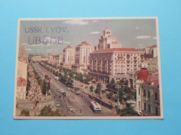 UB5DB USSR LVOV ( Radio / QSL ) 1963 ( See SCANS ) ! - Sonstige & Ohne Zuordnung