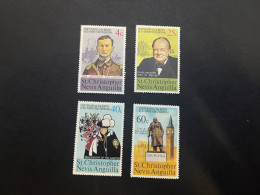 16-5-2024 (stamp) St Christopher & Nevis Angilla Islands  - Mint / Neuf - Sir Winston Churchill - Sir Winston Churchill