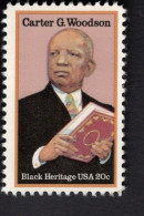 205224048 1984 SCOTT 2073 (XX) POSTFRIS MINT NEVER HINGED  - BLACK HERITAGE SERIES - CARTER G. WOODSON HISTORIAN - Unused Stamps