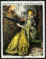 France Poste Obl Yv:1765 Mi:1846 Antoine Watteau La Finette (Obl.mécanique) (Thème) - Otros & Sin Clasificación