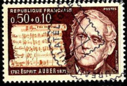 France Poste Obl Yv:1667 Mi:1742 Esprit Auber Compositeur (TB Cachet Rond) (Thème) - Muziek