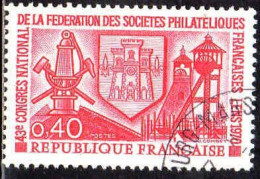 France Poste Obl Yv:1642 Mi:1714 43.Congrès Philatélique Lens (TB Cachet Rond) (Thème) - Exposiciones Filatélicas