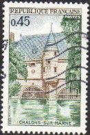 France Poste Obl Yv:1602 Mi:1673 42.Congrès Philatélique Chalons-sur-Marne (Lign.Ondulées) (Thème) - Castelli
