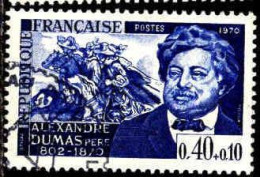 France Poste Obl Yv:1628 Mi:1707 Alexandre Dumas Père Ecrivain (TB Cachet Rond) (Thème) - Schrijvers