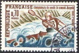 France Poste Obl Yv:1609 Mi:1678 Championnat Du Monde De Canoë-kayak (TB Cachet Rond) (Thème) - Canoë