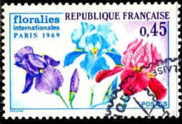 France Poste Obl Yv:1597 Mi:1664 Floralies Internationales Paris Iris (TB Cachet Rond) (Thème) - Orchideen