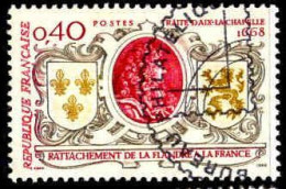 France Poste Obl Yv:1563 Mi:1628 Rattachement De La Flandre à La France Louis XIV (TB Cachet Rond) (Thème) - Postzegels