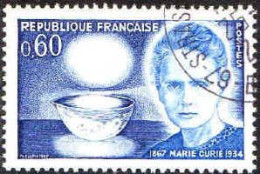 France Poste Obl Yv:1533 Mi:1600 Marie Sklodowska-Curie Nobel De Chimie (TB Cachet Rond) (Thème) - Prix Nobel