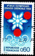 France Poste Obl Yv:1520 Mi:1576 Jeux Olympiques D'hiver Grenoble (Obl.mécanique) (Thème) - Invierno 1968: Grenoble