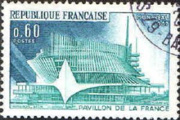France Poste Obl Yv:1519 Mi:1577 Montréal Pavillon De La France (Beau Cachet Rond) (Thème) - 1967 – Montreal (Canada)