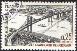 France Poste Obl Yv:1524 Mi:1581 Bordeaux Le Grand Pont (Beau Cachet Rond) (Thème) - Bruggen