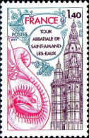 France Poste N** Yv:1948 Mi:2045 Tour Abbatiale De St-Amant-les-Eaux (Thème) - Eglises Et Cathédrales